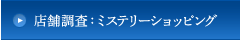 店舗調査：ミステリーショッピング